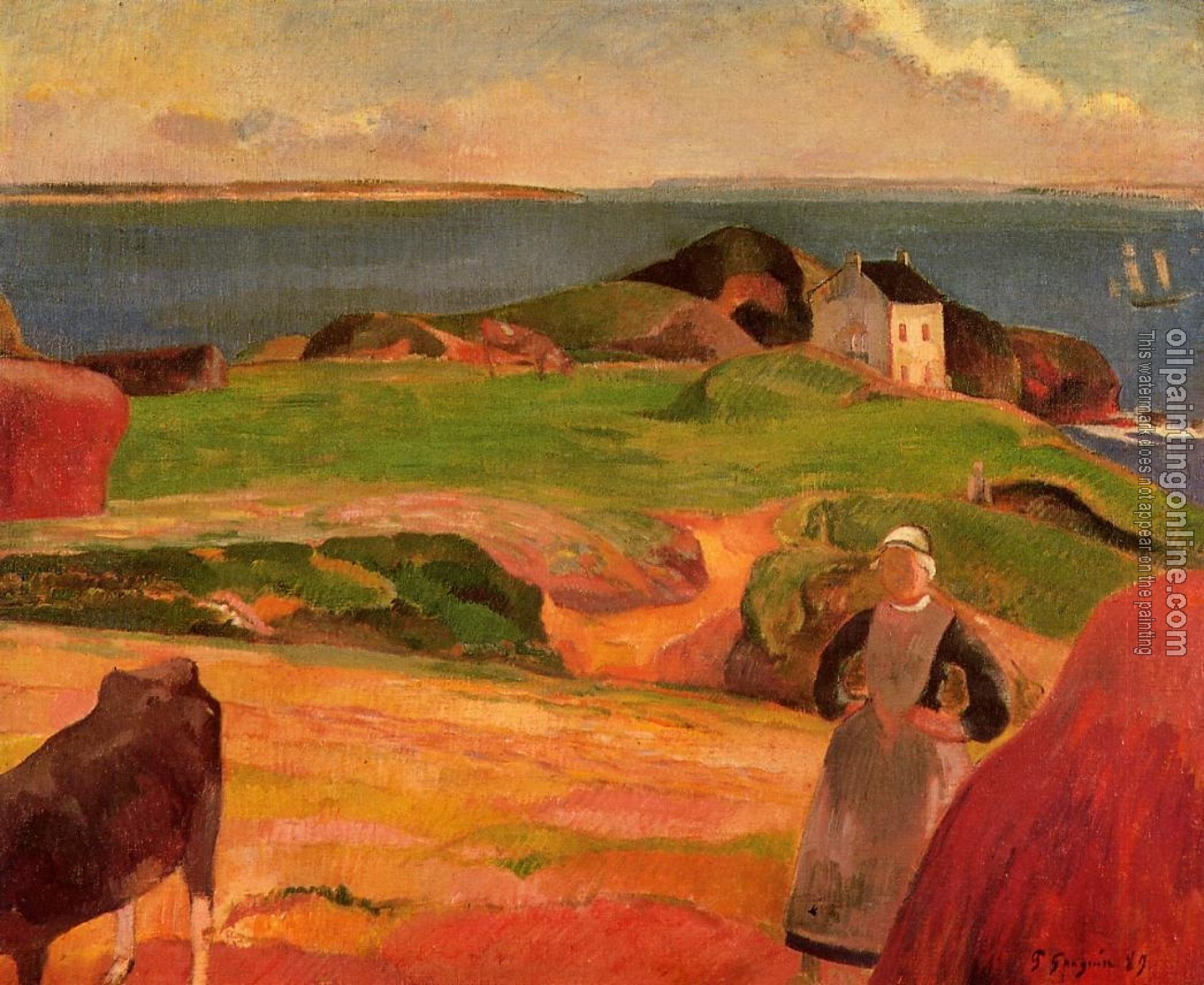 Gauguin, Paul - Landscape at le Pouldu